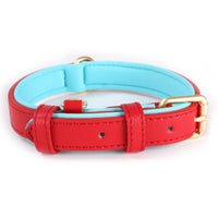 HKM-487571 Lychee Pattern Dog Collar - Soft Diving Cotton, Anti-Strangulation Feature, Various Sizes Available
