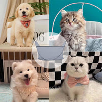 HKM-203219 Adjustable Waterproof Grooming Cape for Easy Pet Hair Catching and Trimming