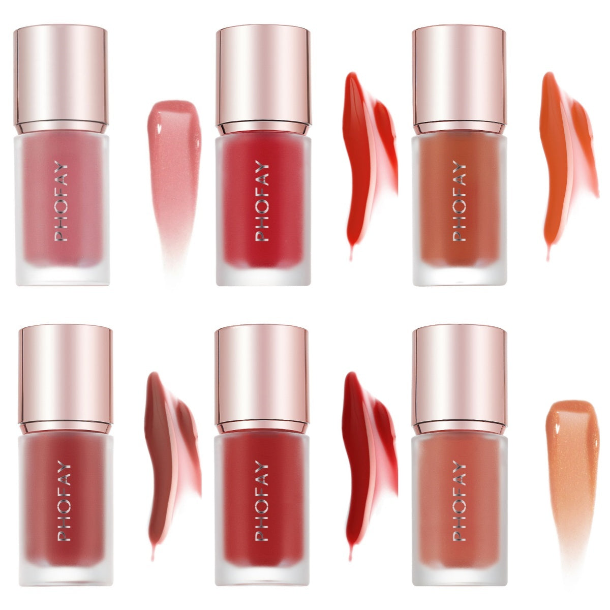 HKM-021587 Long-Lasting Matte Mousse Liquid Blush - 4.8 ML, Non-Fading Formula for Seamless Application