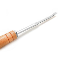 HKM-490067 Curved Bread Cutter with Stainless Steel Blade and PU Leather Case