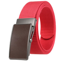 HKM-601683 Nylon Braided Men's Roller Buckle Belt - Model LY36-23553-1