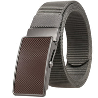 HKM-601683 Nylon Braided Men's Roller Buckle Belt - Model LY36-23553-1