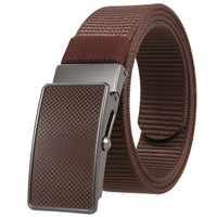 HKM-601683 Nylon Braided Men's Roller Buckle Belt - Model LY36-23553-1