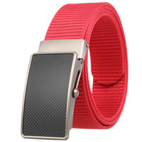HKM-601683 Nylon Braided Men's Roller Buckle Belt - Model LY36-23553-1