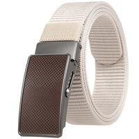 HKM-601683 Nylon Braided Men's Roller Buckle Belt - Model LY36-23553-1