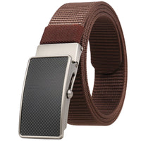 HKM-601683 Nylon Braided Men's Roller Buckle Belt - Model LY36-23553-1