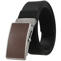 HKM-601683 Nylon Braided Men's Roller Buckle Belt - Model LY36-23553-1
