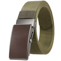 HKM-601683 Nylon Braided Men's Roller Buckle Belt - Model LY36-23553-1