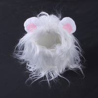 HKM-727955 Cute Cat Lion Wig Hat for Pets – Fun Dress Up for Cats and Puppies