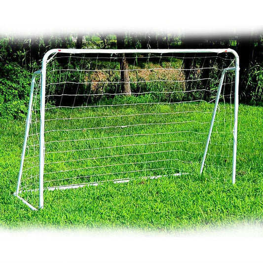 HKM-998675 2.45m Durable Steel Soccer Goal for Backyard and Training