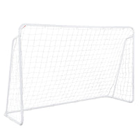 HKM-998675 2.45m Durable Steel Soccer Goal for Backyard and Training