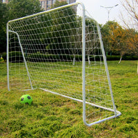 HKM-998675 2.45m Durable Steel Soccer Goal for Backyard and Training