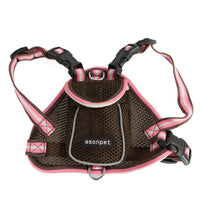 HKM-501395 Breathable Mesh Pet Traction Backpack for Small to Medium Dogs