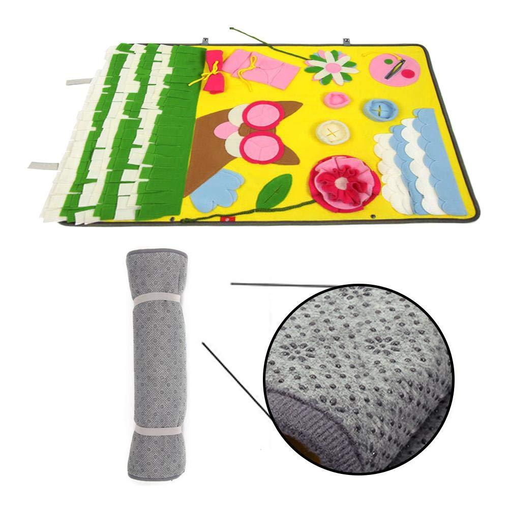 HKM-976915 Dog Sniffing Pad for Stress Relief - 60x90cm Cloth Pet Seat Cushion