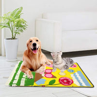 HKM-976915 Dog Sniffing Pad for Stress Relief - 60x90cm Cloth Pet Seat Cushion