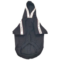 HKM-393747 Cotton Teddy Dog Clothes for Spring and Autumn - Black - Available in Multiple Sizes