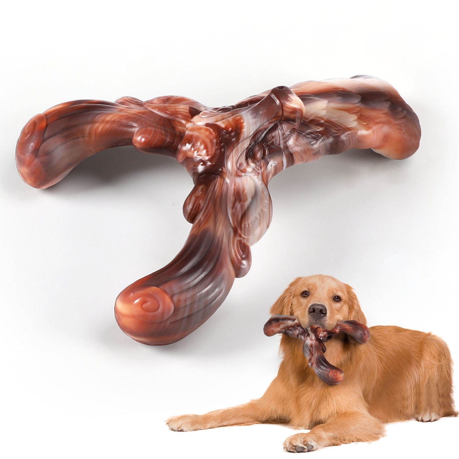 HKM-972819 Durable Nylon Dog Chew Toys in Various Beef Flavors