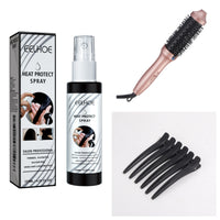 HKM-273427 Long and Short Hair Maintenance Electric Curly and Straightening Comb with Heat Insulation Spray and Clips