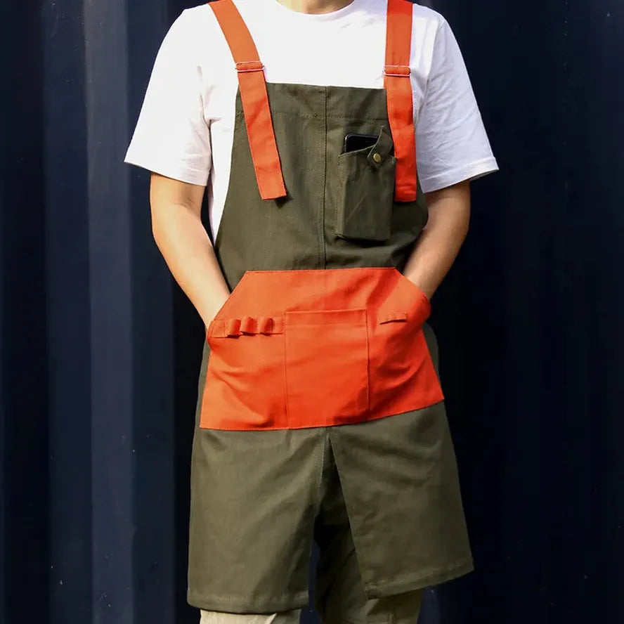 KTX-422355 Eco-Friendly Cowboy Apron with Customisable Logo, 60x75cm, Available in Multiple Colors
