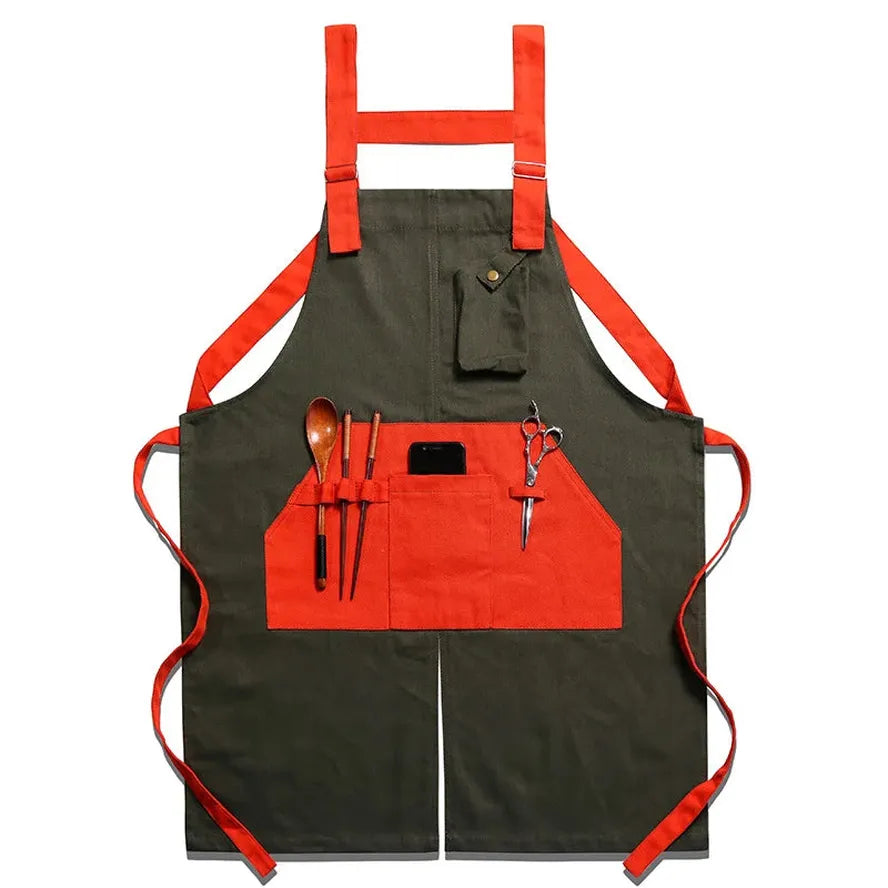 KTX-422355 Eco-Friendly Cowboy Apron with Customisable Logo, 60x75cm, Available in Multiple Colors