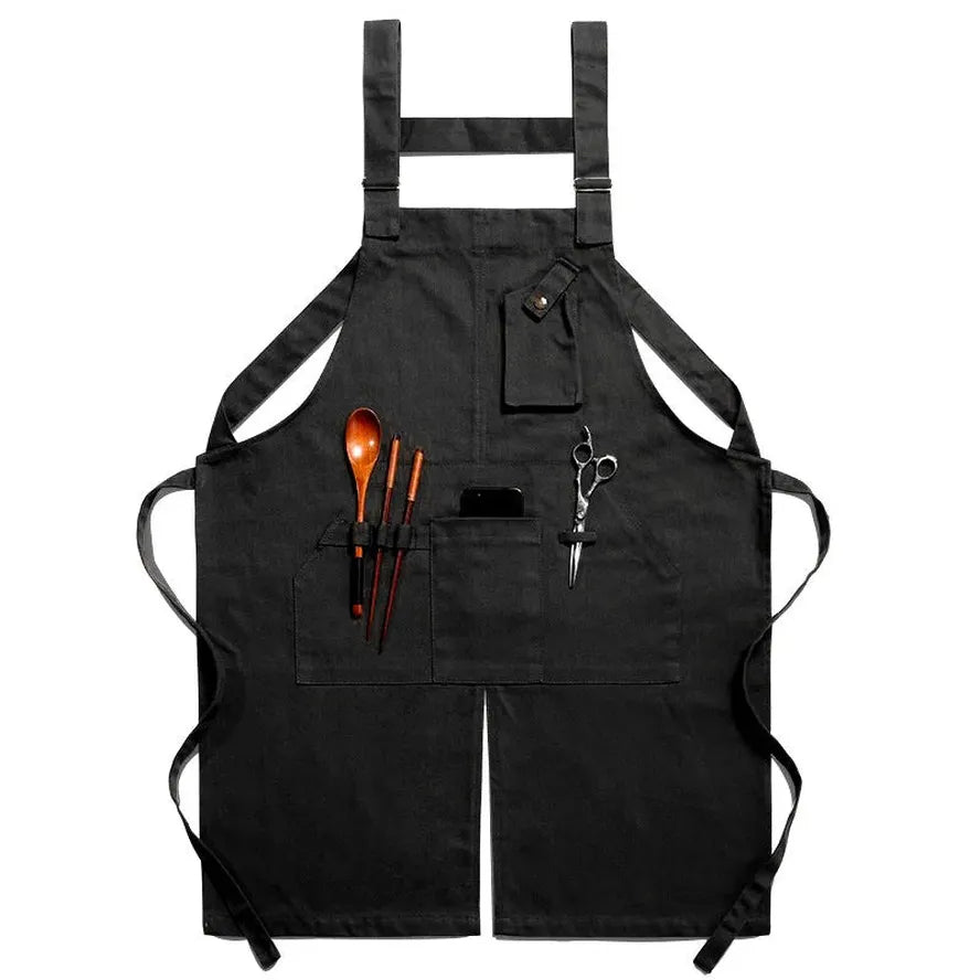 KTX-422355 Eco-Friendly Cowboy Apron with Customisable Logo, 60x75cm, Available in Multiple Colors
