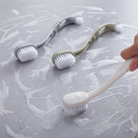 HKM-347795 Bird Cage Cleaner with Dual Brush Heads and Long Handle for Easy Cleaning