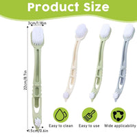 HKM-347795 Bird Cage Cleaner with Dual Brush Heads and Long Handle for Easy Cleaning