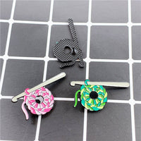 HKM-869459 Colorful Hand-Woven Twist Hair Tie in Geometric Design, Unisex, 4.5x2.5cm
