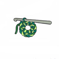 HKM-869459 Colorful Hand-Woven Twist Hair Tie in Geometric Design, Unisex, 4.5x2.5cm