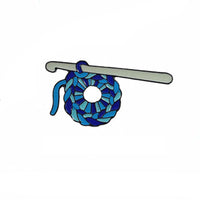 HKM-869459 Colorful Hand-Woven Twist Hair Tie in Geometric Design, Unisex, 4.5x2.5cm