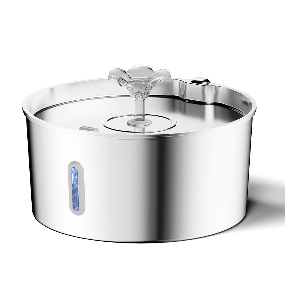 HKM-671123 7L Stainless Steel Automatic Pet Water Dispenser with Heating for Dogs and Cats