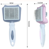 HKM-182803 Automated Pet Hair Remover Brush with Self-Cleaning Feature for Large Dogs and Cats