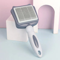 HKM-182803 Automated Pet Hair Remover Brush with Self-Cleaning Feature for Large Dogs and Cats