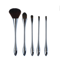 HKM-246355 Small Waist Makeup Brush Set - Nylon Brushes with Plastic Handles