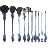 HKM-246355 Small Waist Makeup Brush Set - Nylon Brushes with Plastic Handles