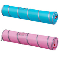 HKM-773075 Labyrinth Drilling Passage Toy for Cats - Y-Shaped Single Layer Design in Blue-Black