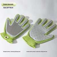 HKM-509331 Cat Grooming Gloves and Brushes for Hair Removal and Massage