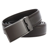 HKM-447059 Zinc Alloy Belt Buckle with Genuine Leather Belt for Men
