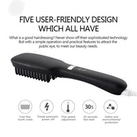 HKM-009427 Ceramic Tourmaline Hair Straightener with 15mm Heat Conductor for Styling Dry Hair