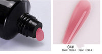 HKM-630931 Crystal Quick Extension Nail Glue 15ml - Orange, Rose Powder, Deep Powder, Bean Paste, White, Custard, Transparent Options Available
