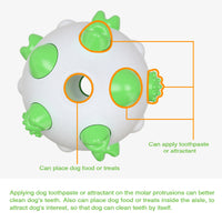 HKM-280083 Spherical Dog Toothbrush Toy for Dental Care and Chewing Fun
