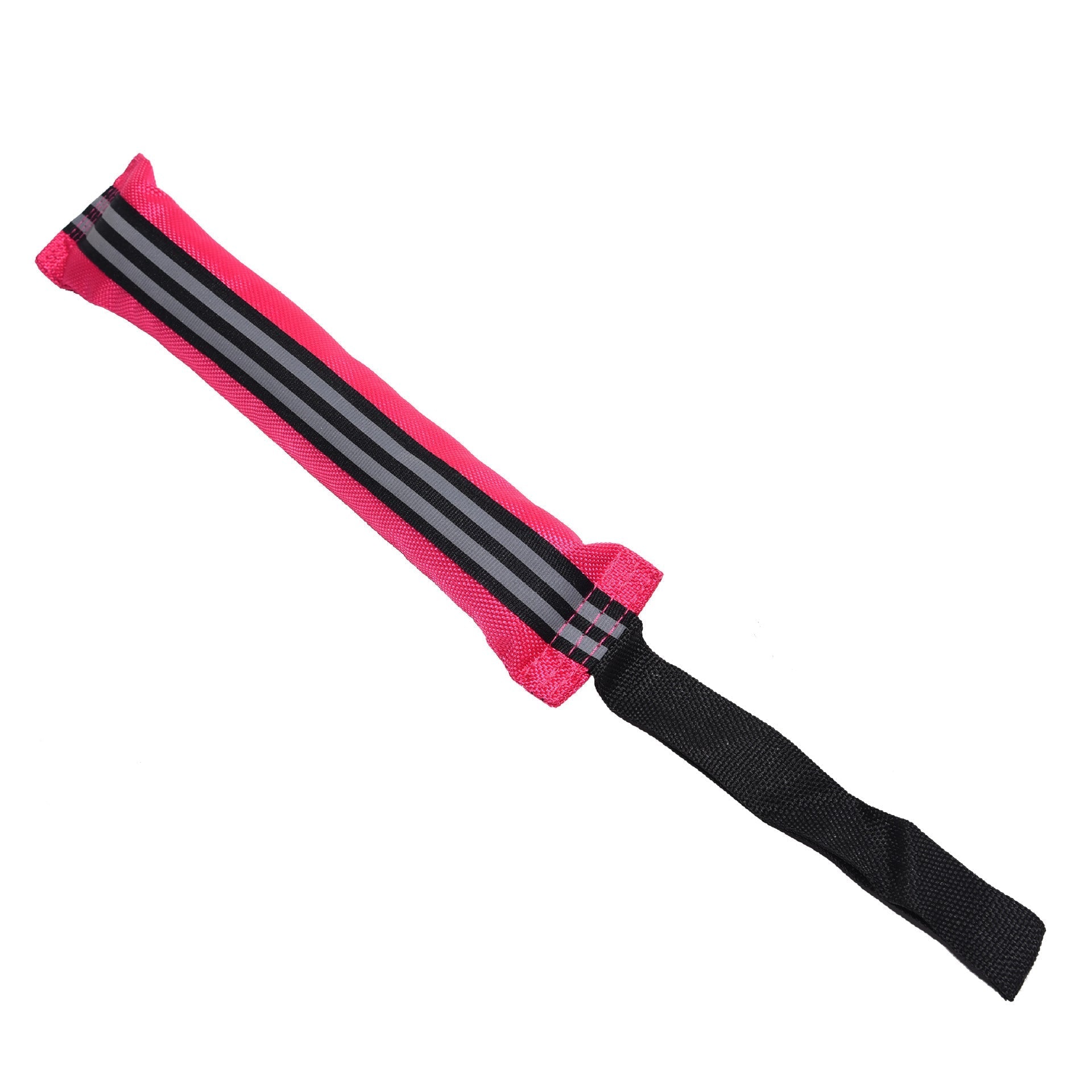 HKM-639699 Interactive Reflective Bite Training Stick for Pets - Canvas, 28cm, Available in Rose Red, Blue, and Orange