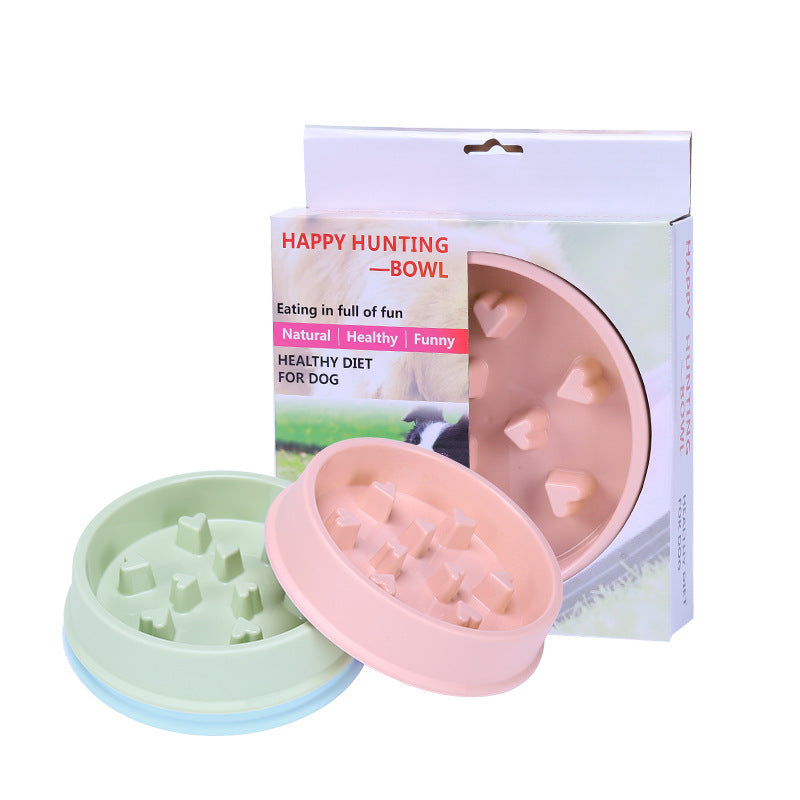 HKM-159187 Interactive Dog Puzzle Bowl for Healthy Eating and Reduced Choking Risk - 19.3*4.3 cm, Mix Color