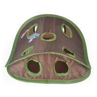 HKM-246163 Interactive Cat Toy with 9-Hole Tunnel for Pouncing and Hunting Fun