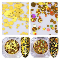 HKM-890771 Holographic Chunky Glitter Sequins for Nail Art - 1g