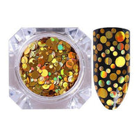 HKM-890771 Holographic Chunky Glitter Sequins for Nail Art - 1g