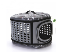 HKM-316947 Foldable Portable Pet Shoulder Bag with Stylish Print