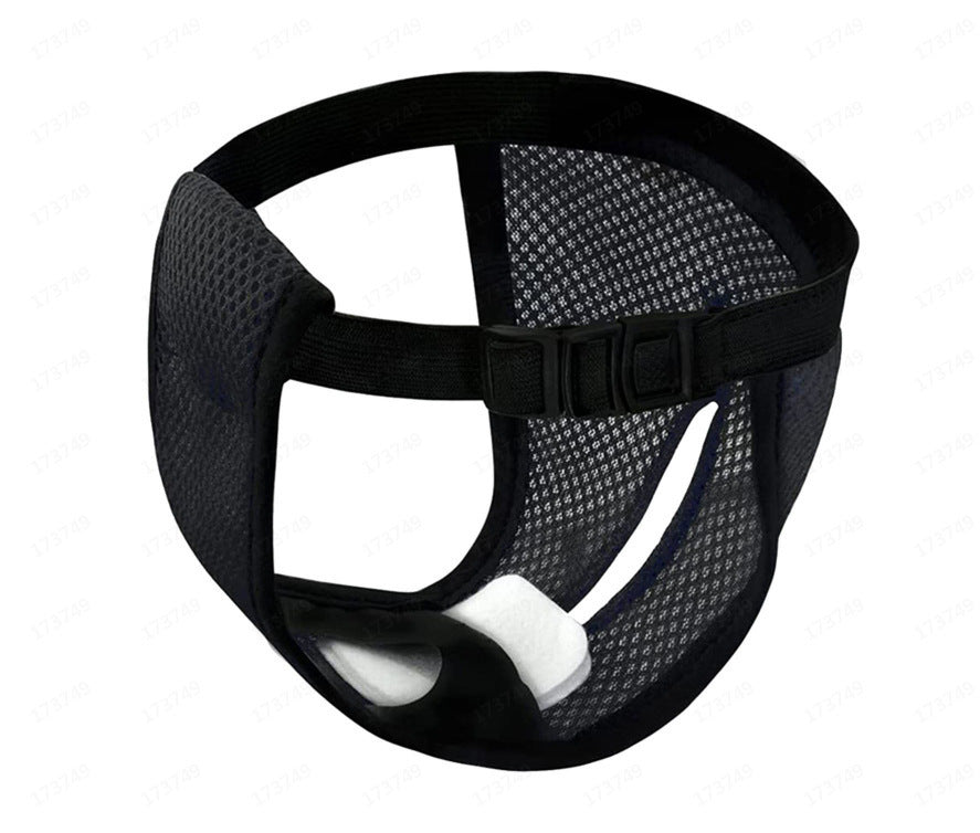 HKM-826643 Breathable Female Dog Menstrual Panties with Replaceable Sanitary Pads - Available in Black and Navy Blue