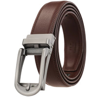 HKM-149843 Reversible Pull Buckle Casual Leather Belt - Model LY33-23425-1