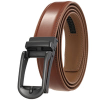 HKM-149843 Reversible Pull Buckle Casual Leather Belt - Model LY33-23425-1